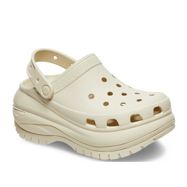 CROCS รองเท้าลำลองผู้หญิง BAYA PLATFORM CLOG รุ่น 20818611S - WINTER WHITE/BONE
