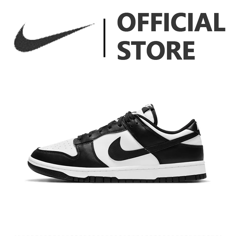 รองเท้าผ้าใบ Nike Dunk Low Panda รองเท้า ผ้าใบ หญิง รองเท้าผ้าใบ ผู้ชาย