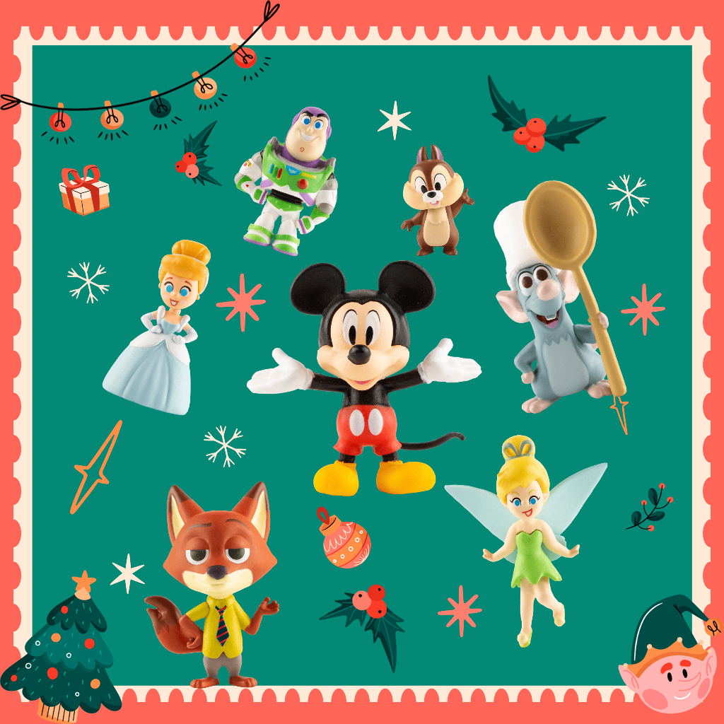 พร้อมส่ง!!! (เลือกได้) มินิฟิกเกอร์ ดิสนีย์ครบรอบ 100 ปี (Disney 100th Anniversary)