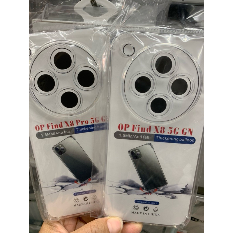 🔥พร้อมส่ง👉🇹🇭เคสใสกันกระแทกแบบคลุมกล้องfor oppo find x8(5g)/oppo find x8Pro(5g)find x8 Ultra 5g
