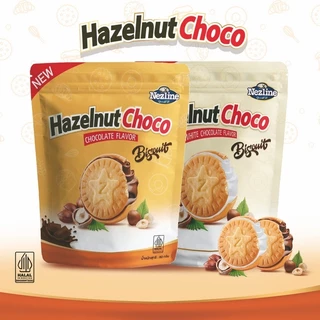 (โปร 2 แถม 1) Hazelnut Choco บิสกิตเฮเซนัทช็อค คุกกี้สอดไส้ถั่วเฮเซนัทผสมช็อคโกแลต (ช็อกโกแลต,ไวท์ช็อกโกแลต) ตราเนสไลน์