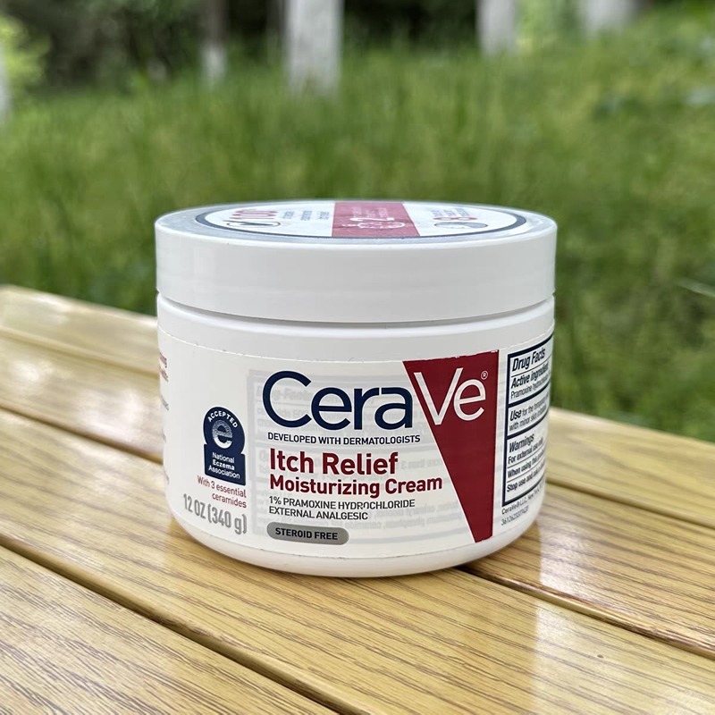 CeraVe Itch relief moisturizing cream 340g เซราวี ครีมบำรุงผิวหน้ สำหรับผิวหนังคัน แห้งเป็นขุย Gentle on skin