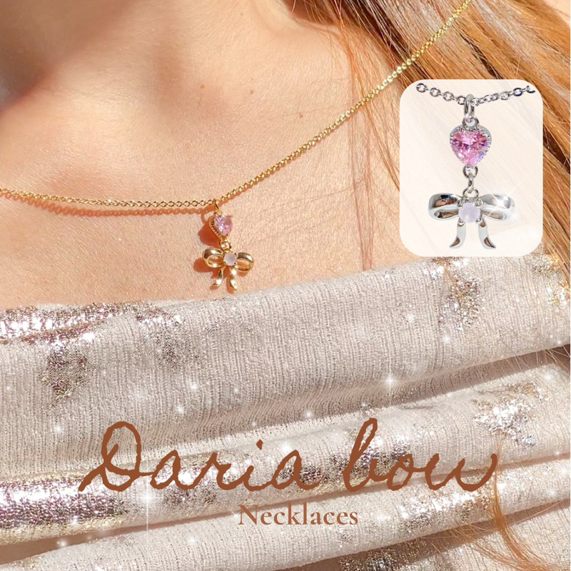 Thelucy Daria bow tie necklace ✨🎀