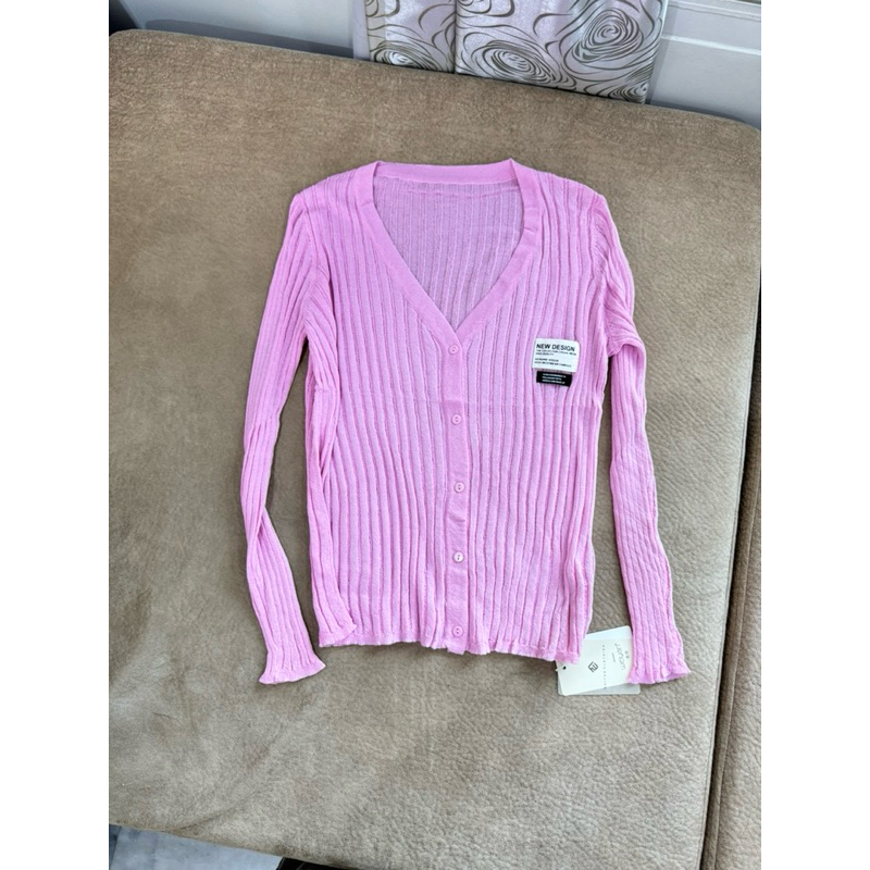 CN02 เสื้อแขนยาวแบบบาง colorful - รูปที่ 4