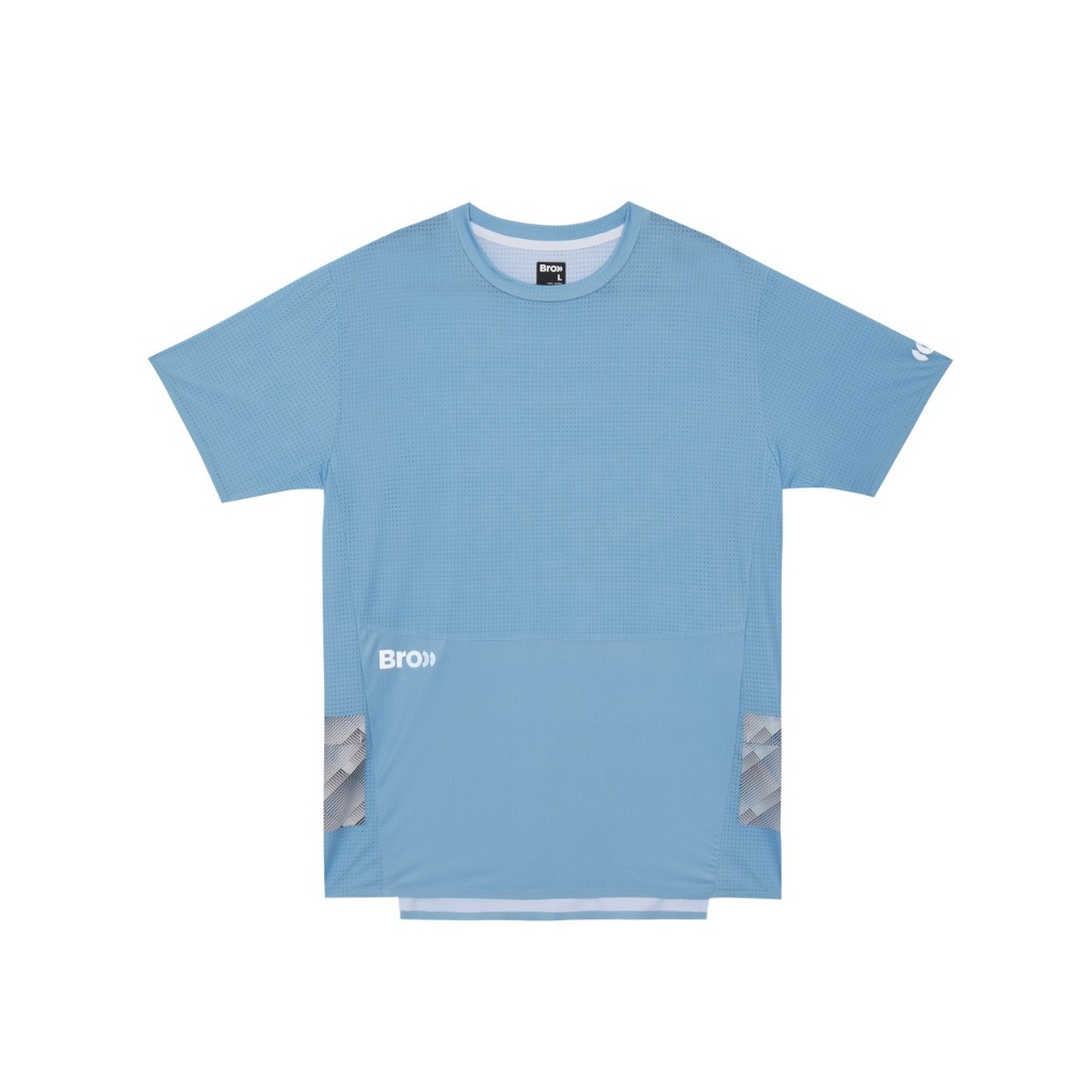 BROOO FUNCTIONAL RUNNING SHIRT SS2024 GLACIER