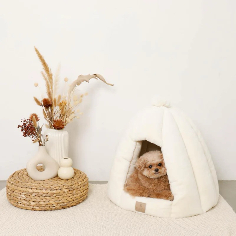 VELKYBARK [พร้อมส่ง] Moncheri🇯🇵 ที่นอนสัตว์เลี้ยง เบาะนอนสุนัขและแมว โดมนอนสัตว์เลี้ยง นำเข้าจากญี่ปุ่น รูปที่ 2