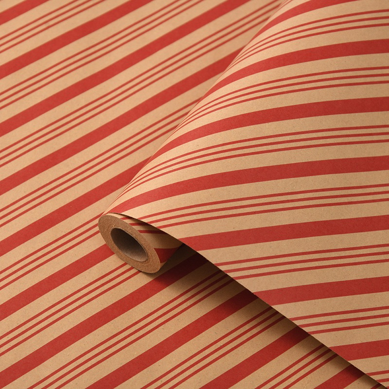 กระดาษห่อของขวัญ 10 เมตร/ม้วน Christmas gift wrapping paper