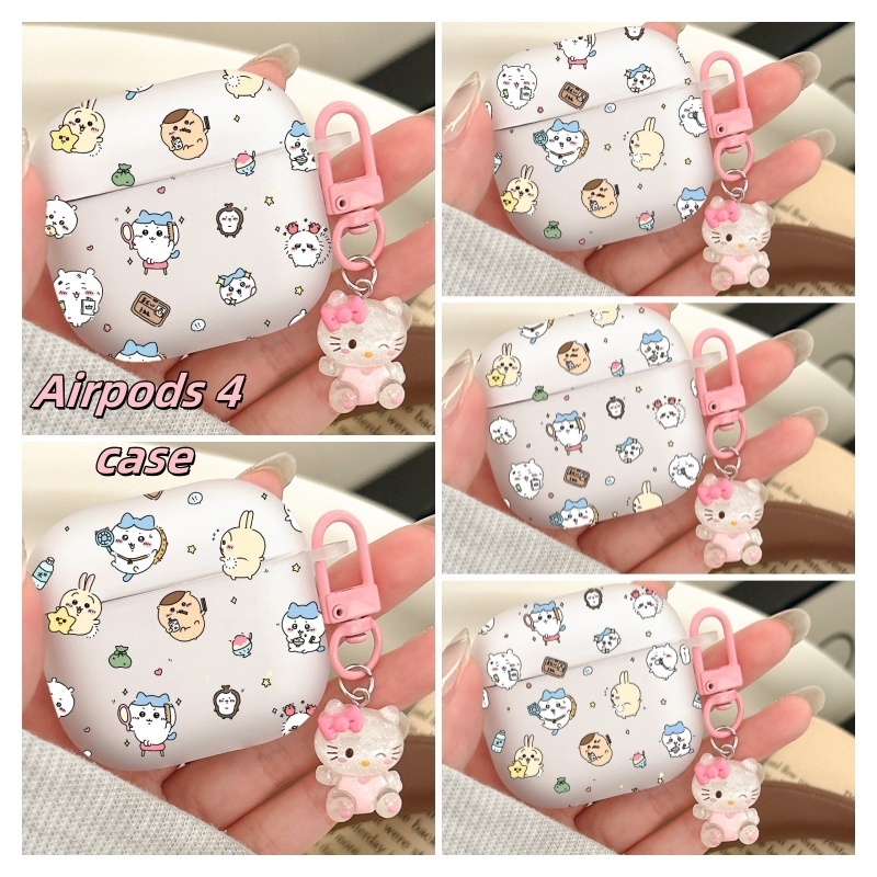💝จัดส่งจากกรุงเทพฯ💝เคส Airpods4 3 2 1 Airpods Pro2/Pro รูปแบบ chiikawa Soft Case TPU Frosted ป้องกัน