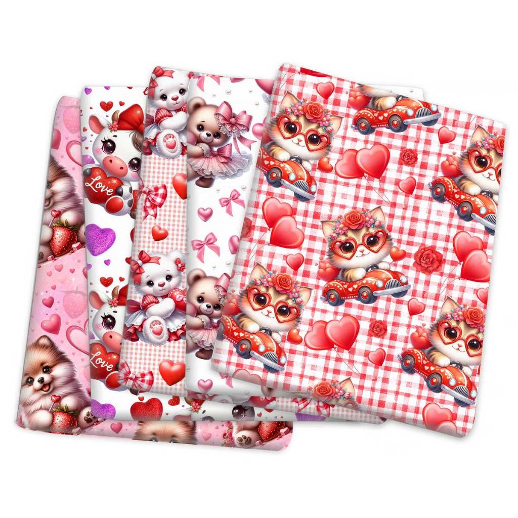 Preorder-ผ้าโพลีผสมคอตตอน พิมพ์ระบบDigital หน้ากว้าง145ซม. Polyester 65%, Cotton 35%