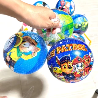 บอลยาง การ์ตูน ดิสนีย์ PVC ขนาด 8-9 นิ้ว มีตาข่าย Ball บอลเป่าลม ลูกบอลชายหาด ฟุตบอล ลูกบอล บอลเด็ก