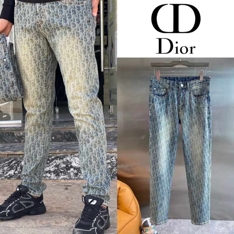 กางเกงยีนส์ขายาว Christian Dior Denim Pants