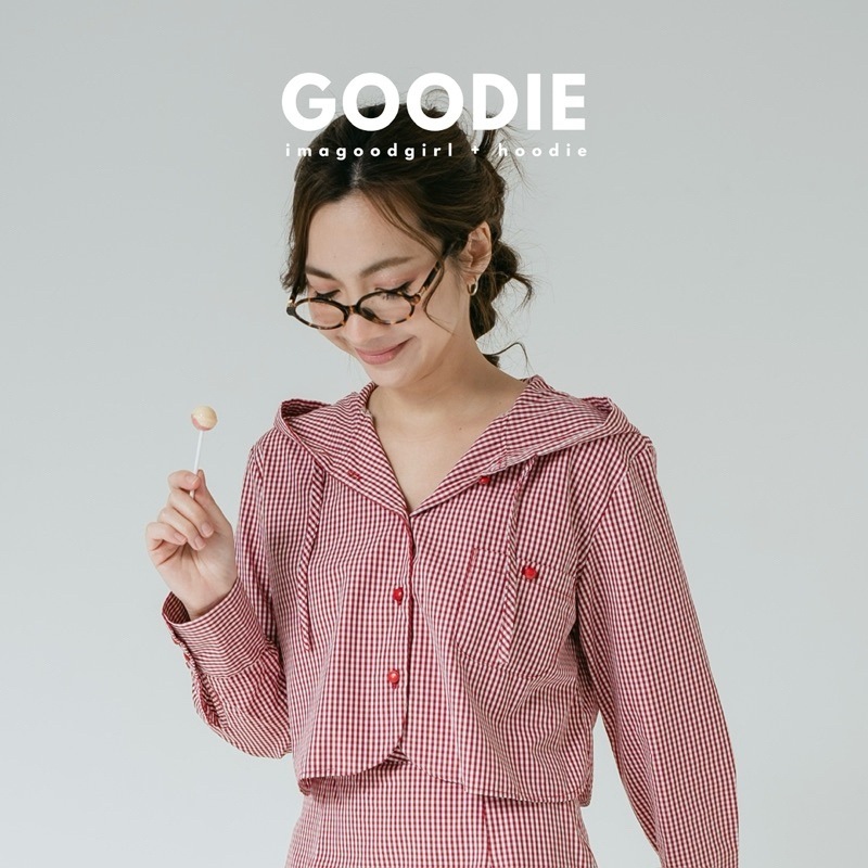 Goodie เสื้อฮู๊ดครอปทอป มี 4 สี (เฉพาะเสื้อ)