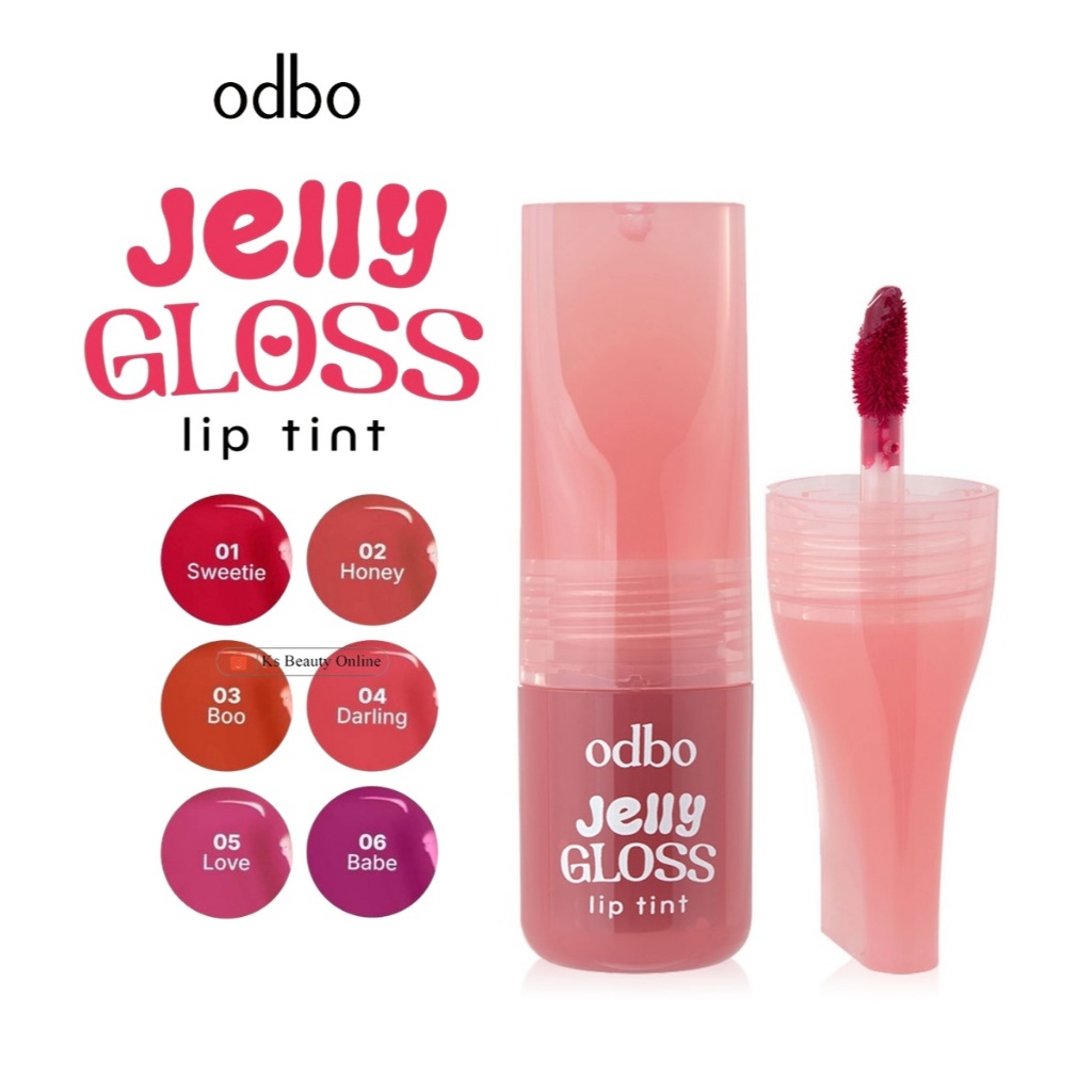 (OD5010) โอดีบีโอ เจลลี่ กลอส ลิป ทิ้นท์ odbo Jelly Gloss Lip Tint