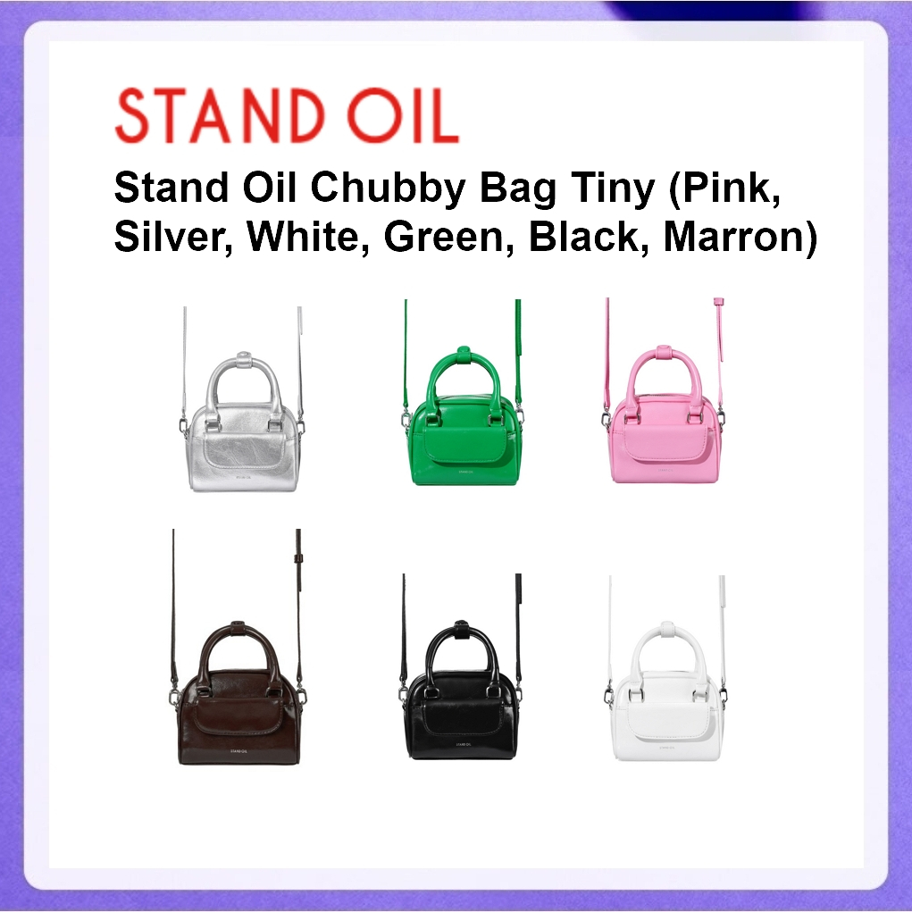 Stand Oil Chubby Bag Tiny - 츄비백 티니 (Pink, Silver, White, Green, Black, Marron)