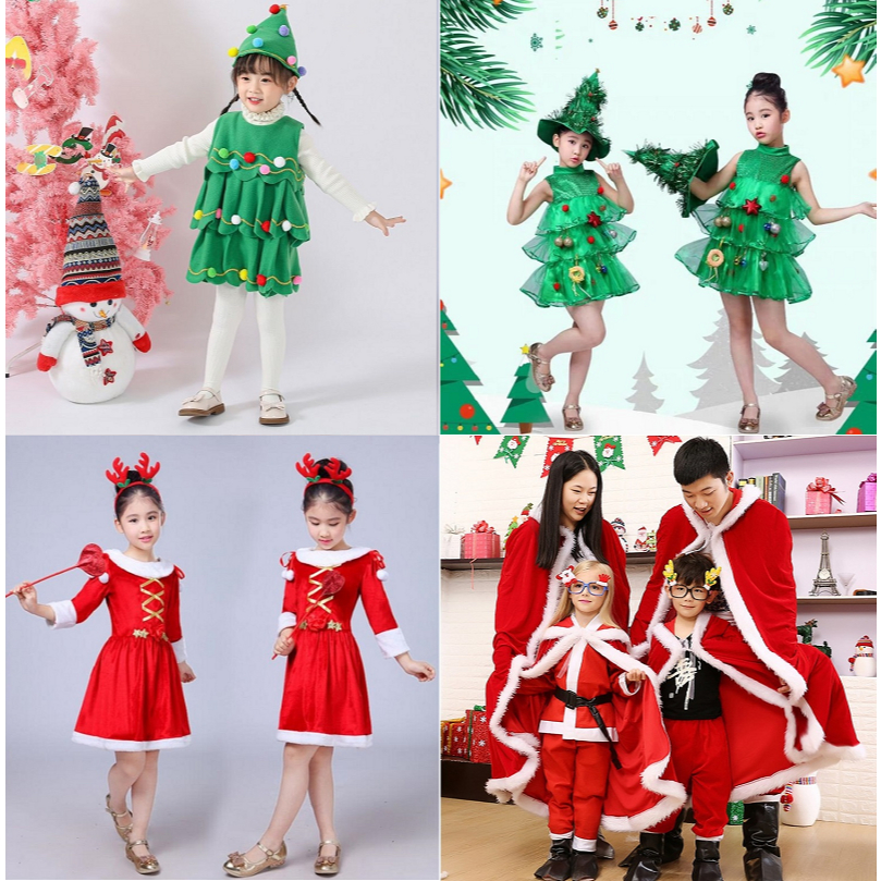 jqk ชุดซานตี้เด็กหญิง ชุดซานตาหญิง มี 4 แบบ ให้เลือก  รุ่น MM024-MM026-MM031-MM061