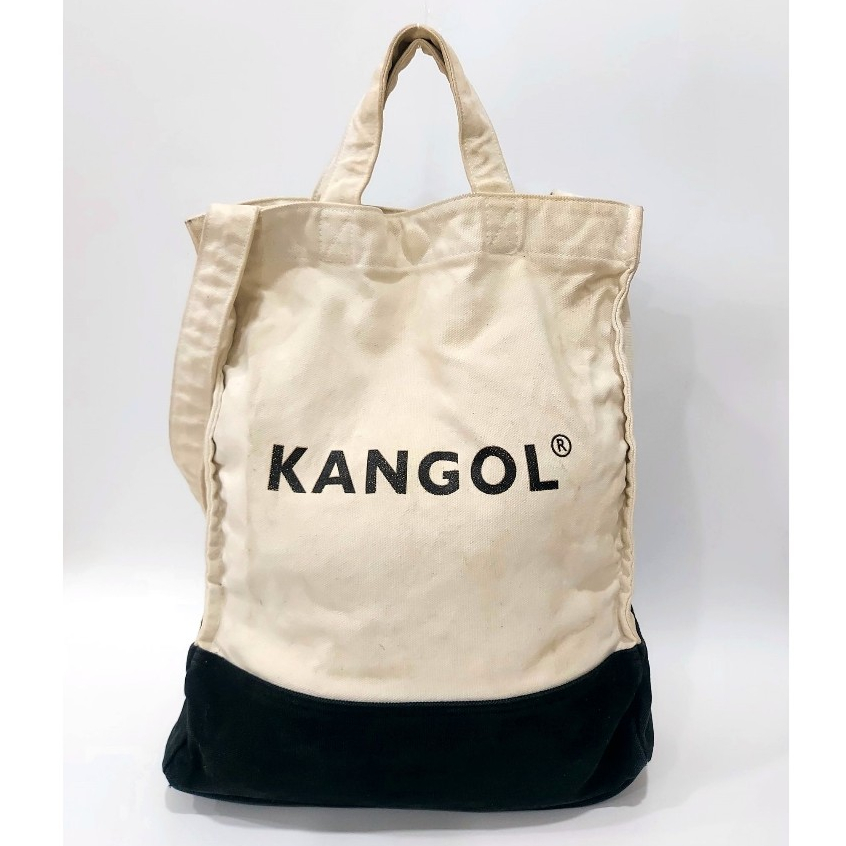 KANGOL KR ECO FRIENDLY CANVAS BAG กระเป๋าtote งานแท้