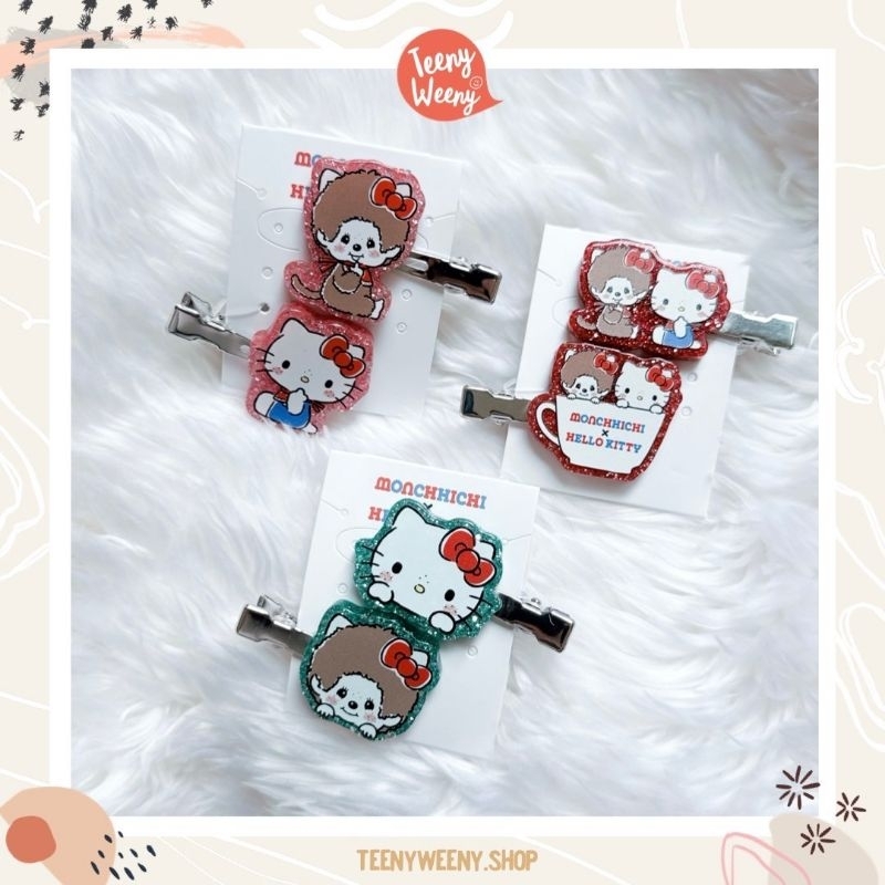 กิ๊บซานริโอ้ x ม่อนชิชิ Sanrio x Monchhichi Hair Clips