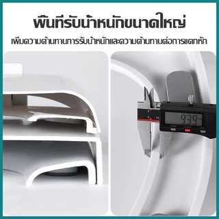 【ติดตั้งใน 1 วินาที】ฝารองนั่ง รูปตัว U/V/O ปิดไร้เเรงกระเเทก เพิ่มความหนาป้องกันการแตกหัก ฝาชักโครก ฝารองนั่งชักโครก