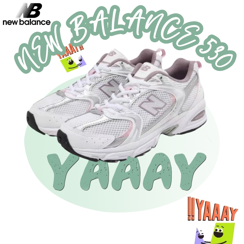 รองเท้าผ้าใบ New Balance 530 ของแท้100% รองเท้าวิ่ง NB MR530SGC รองเท้าผ้าใบสำหรับผู้ชาย และผู้หญิง