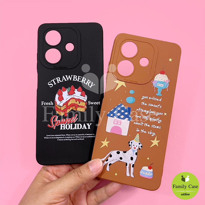 เคสนิ่มพิมพ์ลาย Samsung A06 A15 A16(5G) A55 S24FE OppoA3(4G/5G) A3 Pro(5G) A3x A38 A60 Reno11F Vivo 