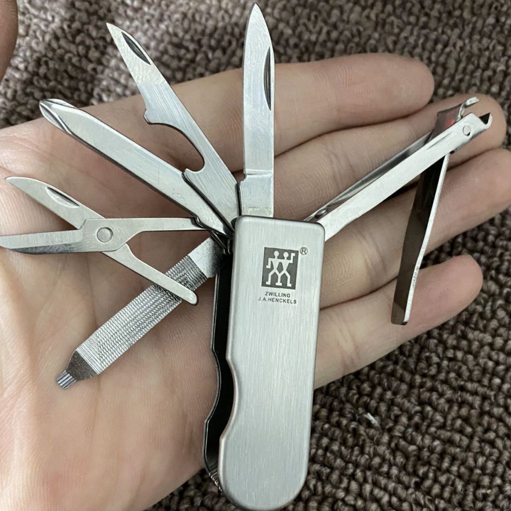 German Zwilling multifunctional nail clipper folding portable hanging keychain single nail outdoor n