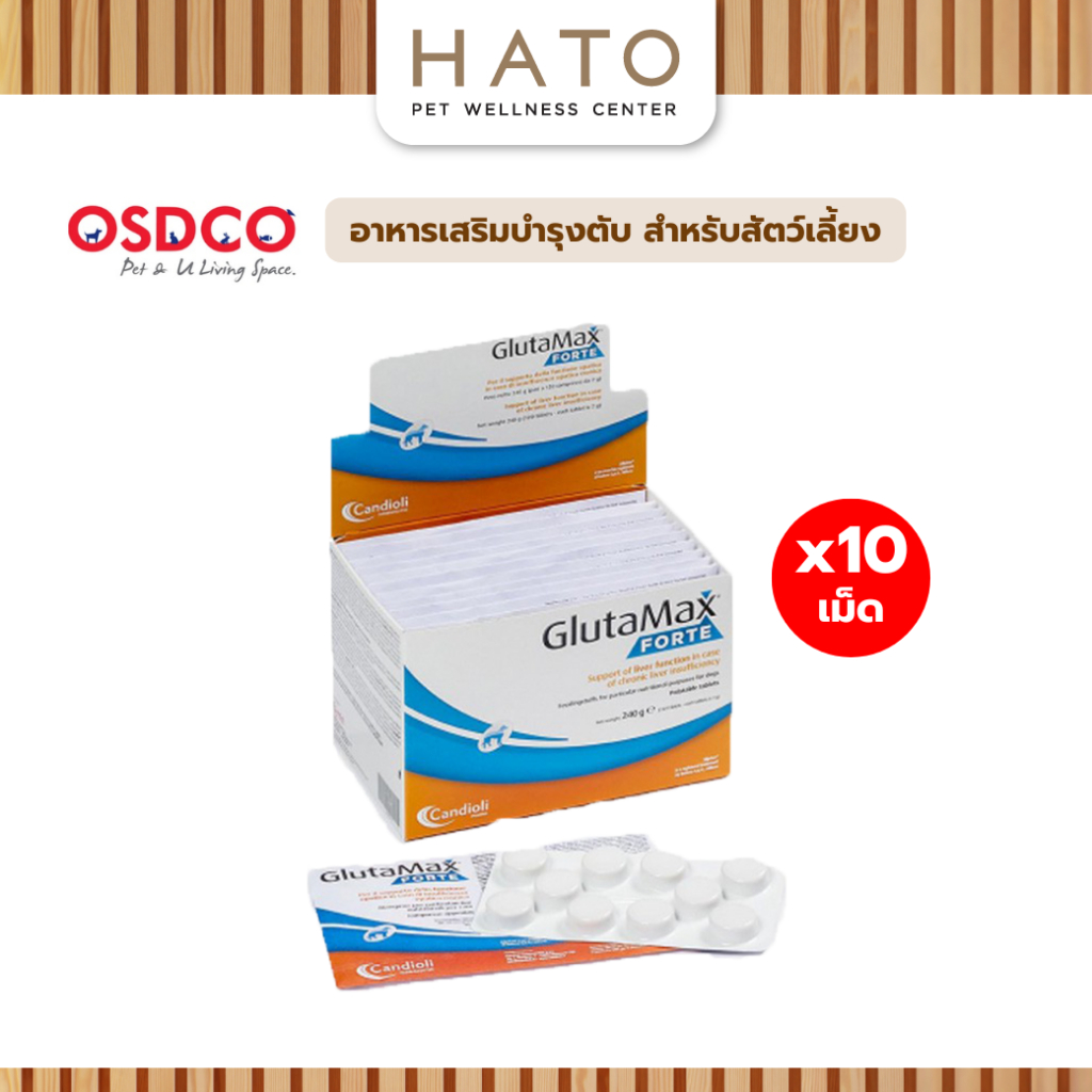 Glutamax forte Support liver functions for dog and cat อาหารเสริมบำรุงตับ #นำเข้าจากอิตาลี