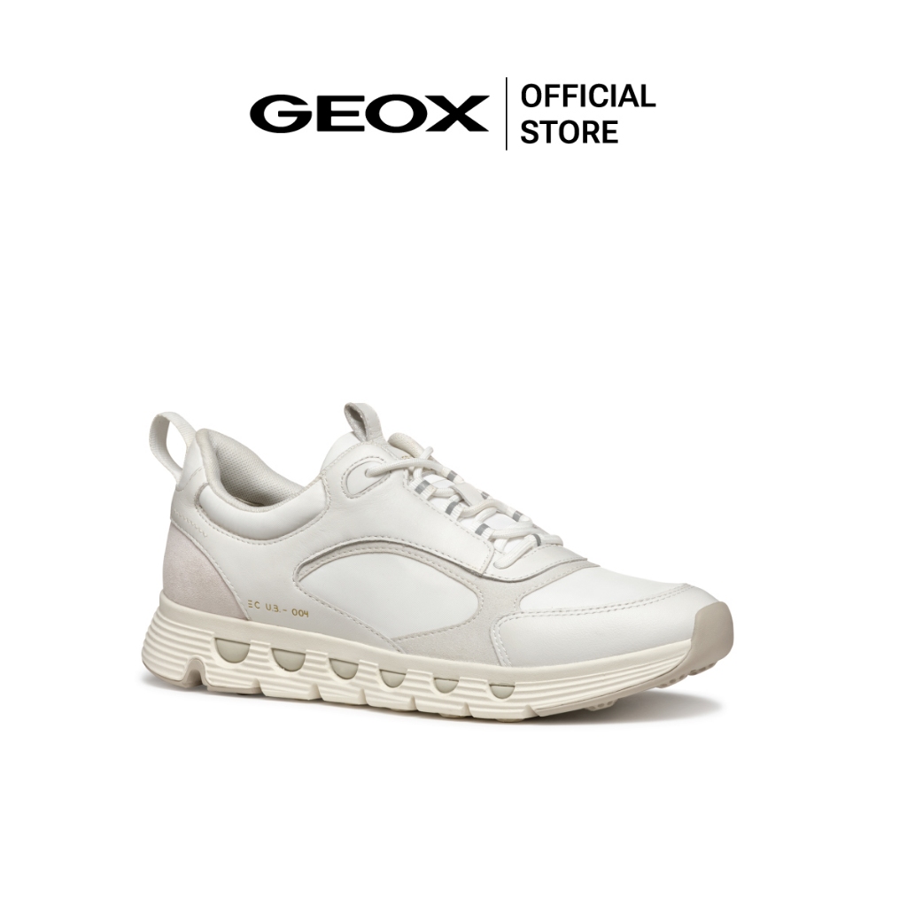 GEOX รองเท้าผ้าใบผู้หญิง รุ่น D SPHERICA ECUB-4 - WHITE FW24 (D46XUAC1000F_F4WTXX)