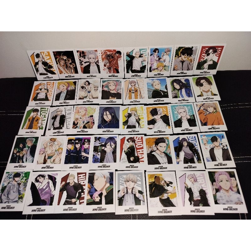 (พร้อมส่ง🇹🇭) การ์ดกระดาษเคลือบ อนิเมะ Wind breaker Anime Lomo cards โลโม่ การ์ด คุณภาพดี