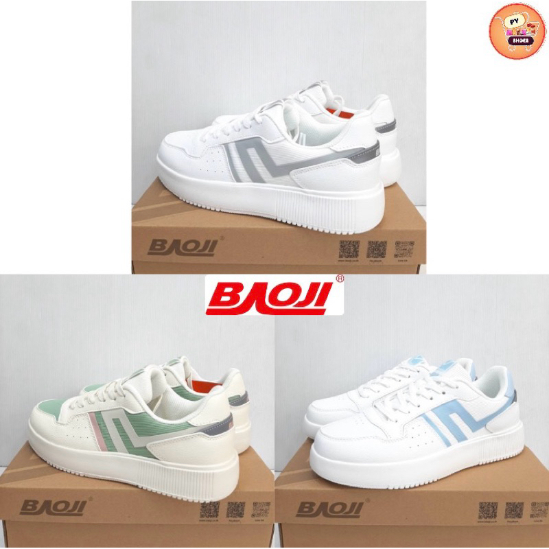 รองเท้าผ้าใบ BAOJI เเท้100% BJW 1116 รองเท้าผ้าใบผู้หญิง ไซส์ 37-41