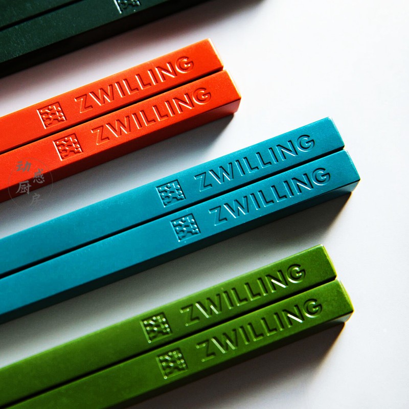 German Zwilling family chopsticks 6 pairs of non-slip colorful classification chopsticks set alloy chopsticks ราคา ถูกที่สุด ดีลบีเคเค แกลเลอรีภาพที่ 6