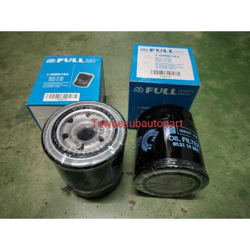 กรองเครื่อง MAZDA FIGHTER WL51 2.5 RANGER EVEREST 2.5 WL51-14-302 FULL 1OMD183