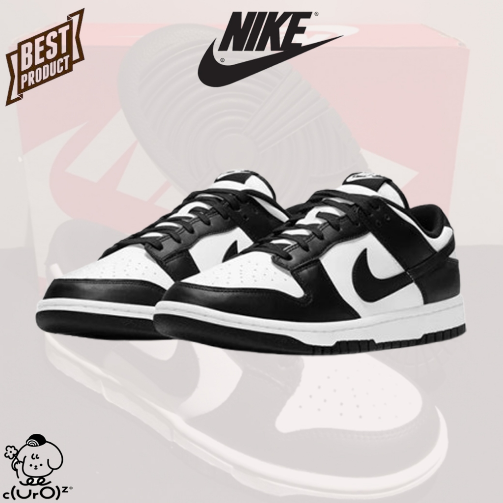 ✅ของแท้100% 🔥 ไนกี้ 🔥 Nike Dunk Low 'Panda Black White' พร้อมกล่อง 🔥 Hot Sale