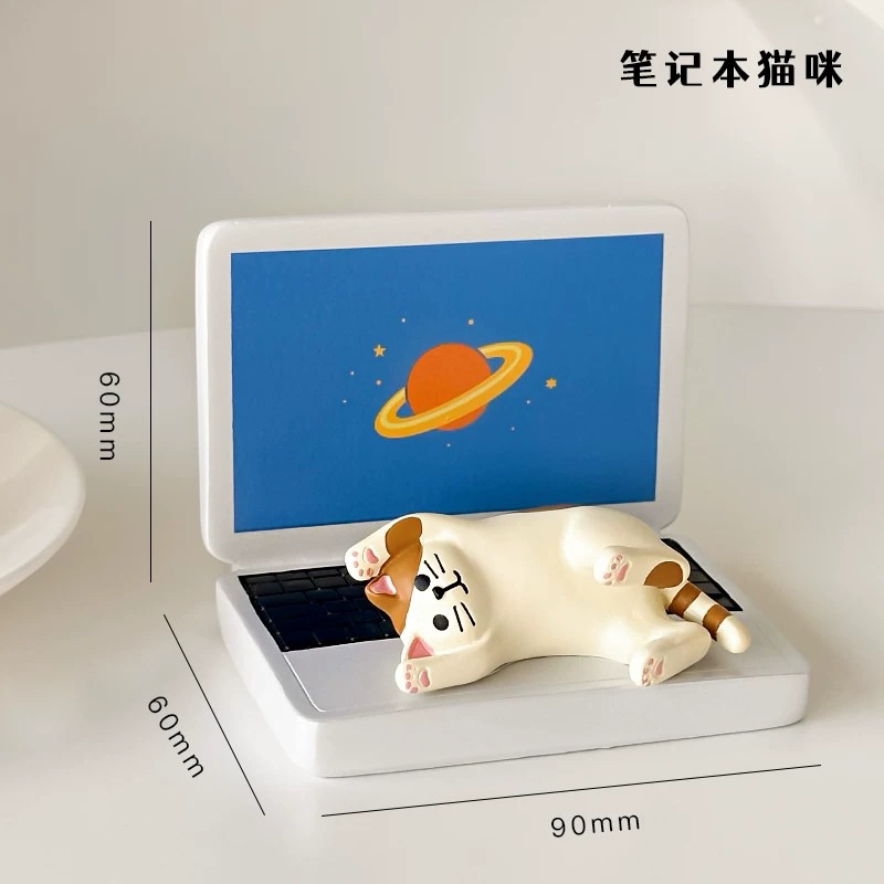 🇹🇭พร้อมส่ง!! DECOLE ญี่ปุ่น ZAKKA ที่ตั้งโทรศัพท์ ของขวัญ แท็บเล็ตน้องแมว เรซิ่นงานฝีมือ โมเดล