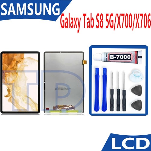 หน้าจอ LCD Display จอ+ทัช Samsung Galaxy Tab S8 5G/X700/X706 อะไหล่มือถือ อะไหล่ จอพร้อมทัชสกรีน ซัม