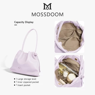 MOSSDOOM Danica Bag กระเป๋าสะพายไหล่ผู้หญิงความจุขนาดใหญ่ที่เรียบง่ายและทันสมัย