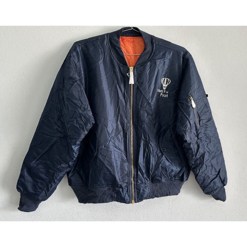 JACKET FLYER'S MAN INTERMEDIATE,MA-1 BLUE ROTHCO USAF
