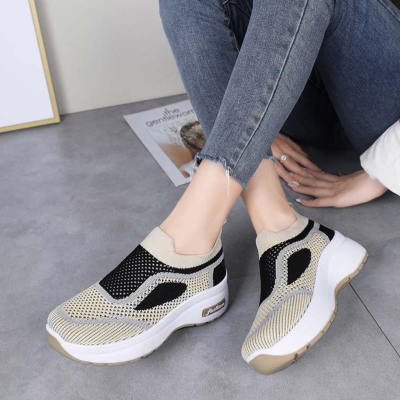 Amazy ใหม่มาก รองเท้าผ้าใบแฟชั่นผู้หญิง เป็นทรงสลิปออน ผ้าดี ทรงสวย ใส่สบาย เลือกได้4 สี งานดีราคาถูก ต้องตำค่าาา - รูปที่ 7