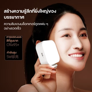 wonew ไฟเซเลป ไฟถ่ายรูปพกพา ปรับความสว่างได้ 10 ระดับฟเซเลป ไฟติดโทรศัพท์ ไฟดารา