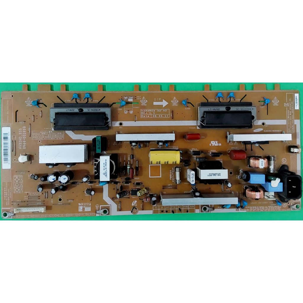 POWER SUPPLY SAMSUNG พาร์ท BN44-00289B ใช้กับรุ่น LA32B350F1 ของถอดแท้ มีรับประกัน 30 วัน ตามเงื่อนไ