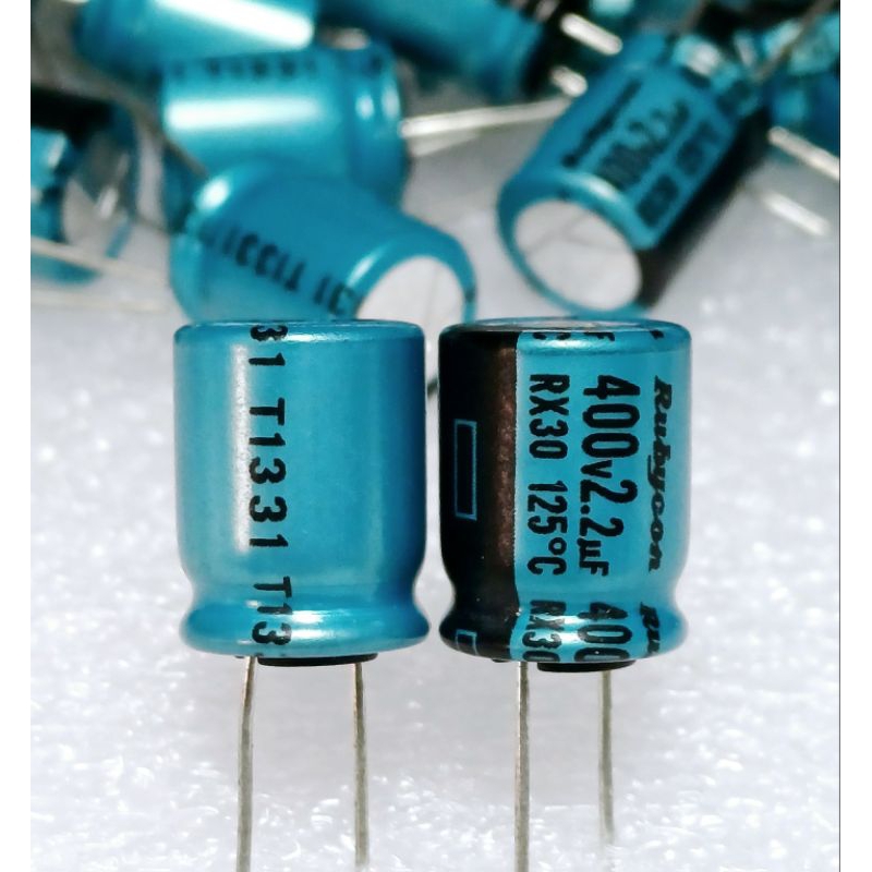 Rubycon RX30 2.2uf 400v 125° capacitor ตัวเก็บประจุ คาปาซิเตอร์ 2.2uf rx 30 rx-30