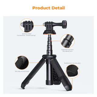 K&F MS10 Selfie Desktop Tripod 33CM For GoPro/DJI/Insta (KF09.133V3)