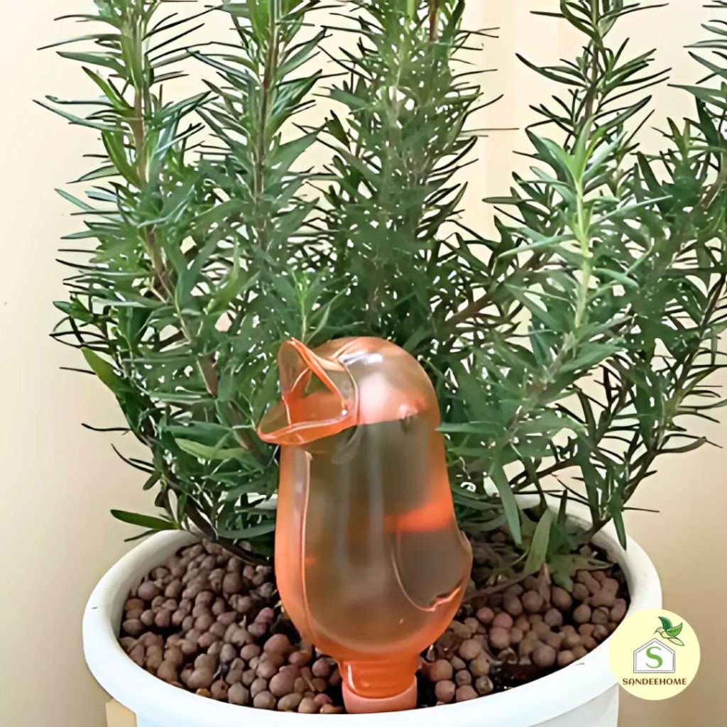 หัวหยดน้ำรูปนก  อุปกรณ์รดน้ำอัตโนมัติ พลาสติก PS เเข็งทนทาน หัวหยดทำจากดินเผา มี3สี - รูปที่ 7