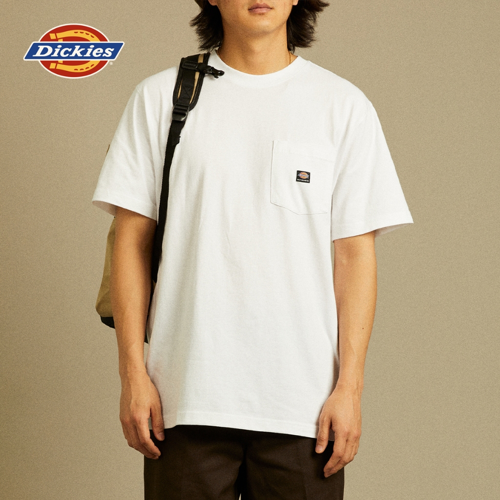DICKIES MEN'S TEE SS - WHITE เสื้อ เสื้อยืด เสื้อยืดแขนสั้น ผู้ชาย