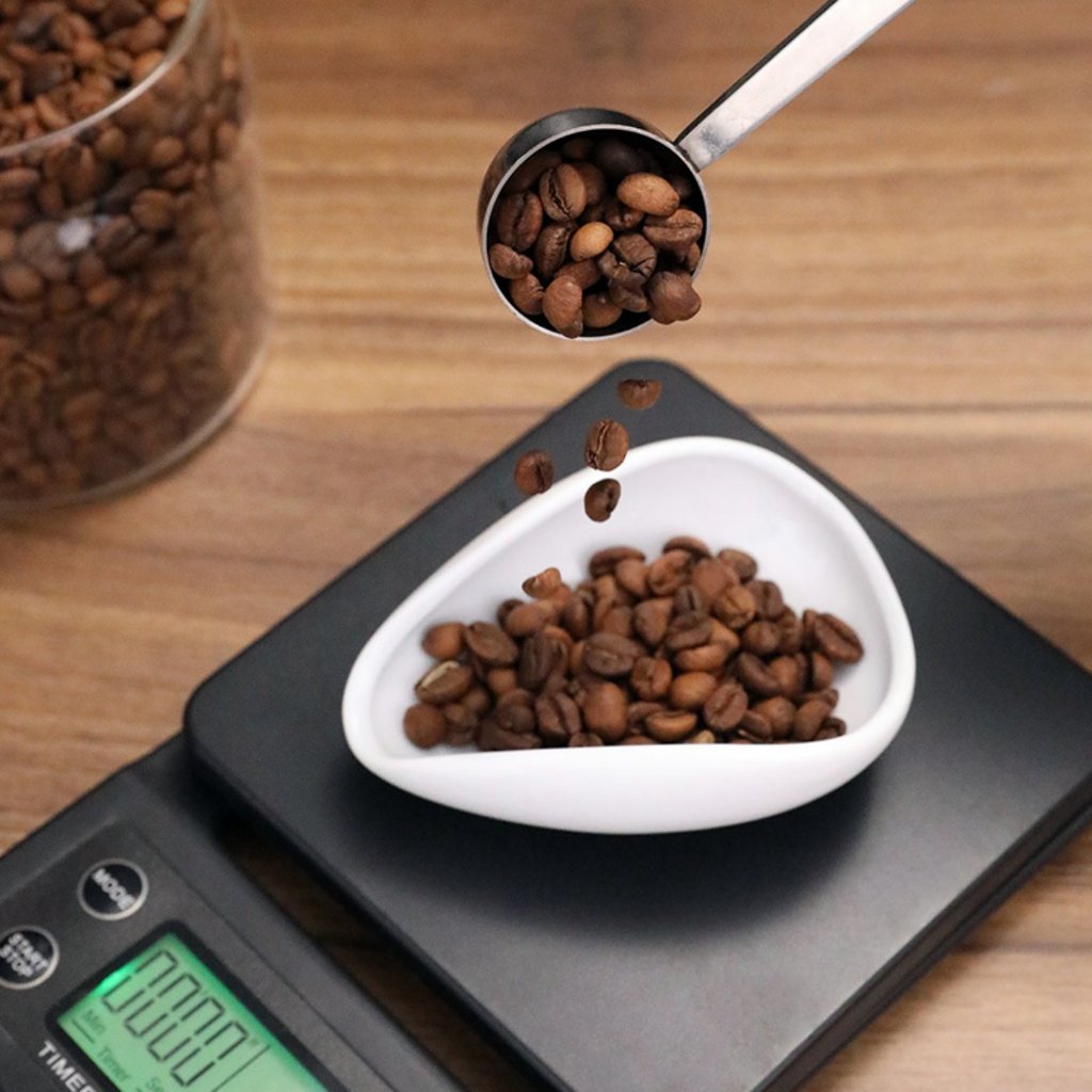 Minature Cafe ถ้วยตวงเมล็ดกาแฟ เซรามิค ทนทาน ชามถ้วยตวงชั่งกาแฟ สไตล์โมเดิร์น
