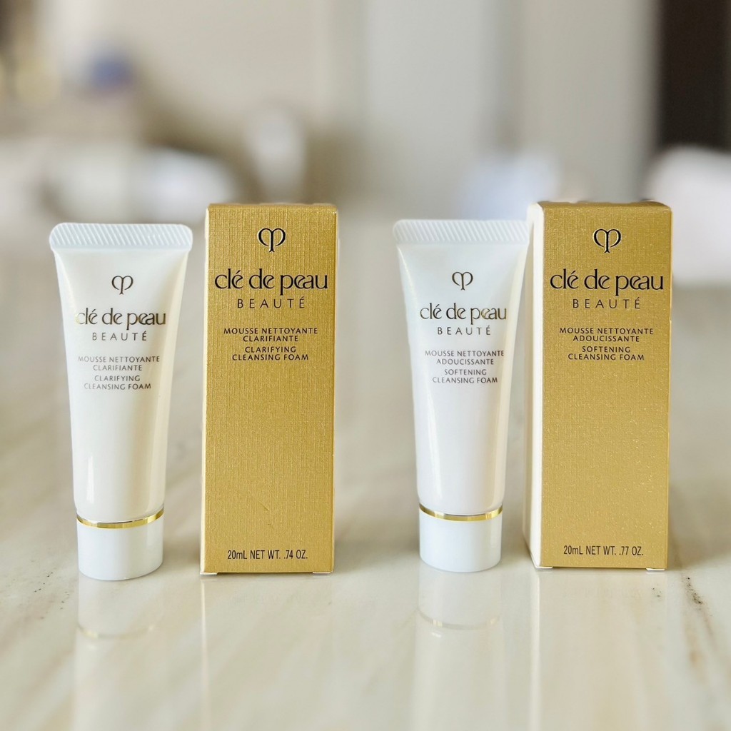 CLE D E PEA U SOFTENING CLEANSING FOAM 20ml เนื้อโฟม/ CLARIFYING CLEANSING FOAM 20mL