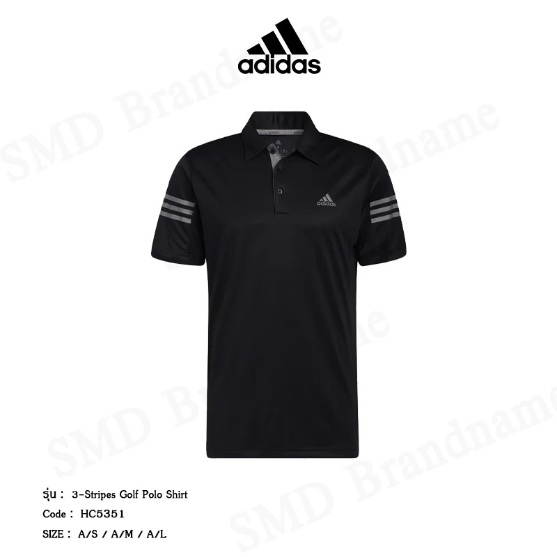Adidas เสื้อโปโล รุ่น 3-Stripes Golf Polo Shirt Code: HC5351