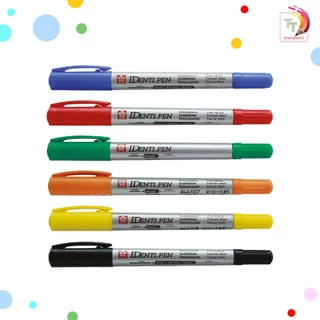 Sakura ปากกาเคมี รุ่น IDENTI PEN กันน้ำ ลบไม่ได้ ปากกาเขียนแก้ว เขียนซีดี เขียนผ้า รุ่น 2 หัว และ 1 หัว (จำหน่าย 1 ด้าม)