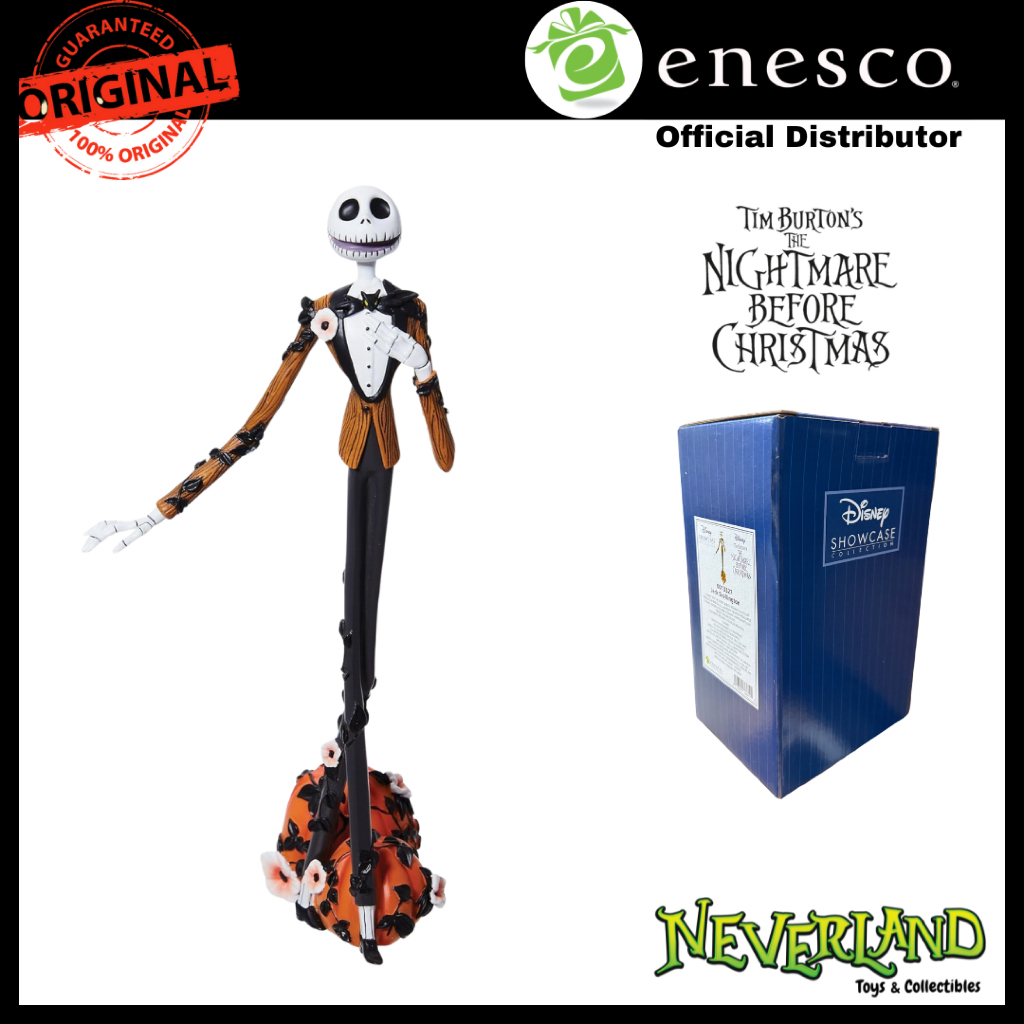 Enesco NBX Botanical Jack Skellington Figurine Disney Showcase