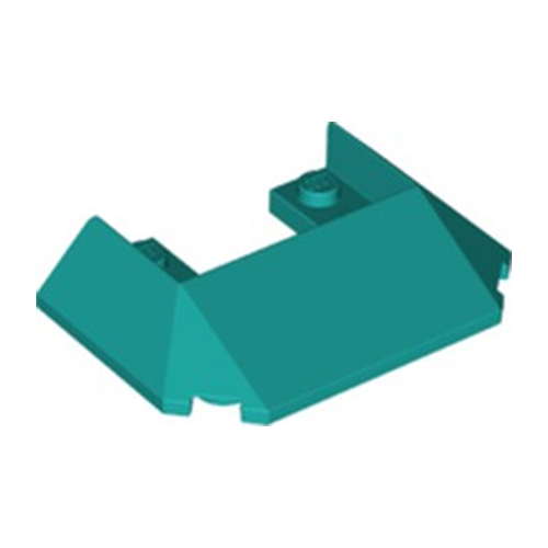ชิ้นส่วนเลโก้ Lego Part Wedge 6 x 4 Cutout (Train Roof) with 5 Large Bottom Tubes (13269) ราคา/ชิ้น