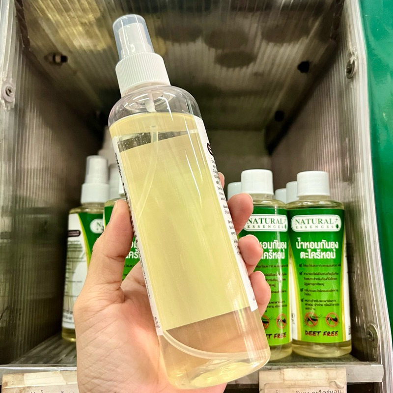 สเปรย์กันยุง กลิ่นตะไคร้หอม 250 มล. Deet Free - Natural Esences น้ำมันตะไคร้หอม ช่วยไล่ยุงและแมลง มีกลิ่นที่หอมสดชื่น - รูปที่ 3